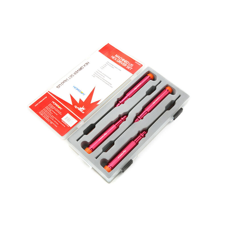 Machined hex driver set (4) us