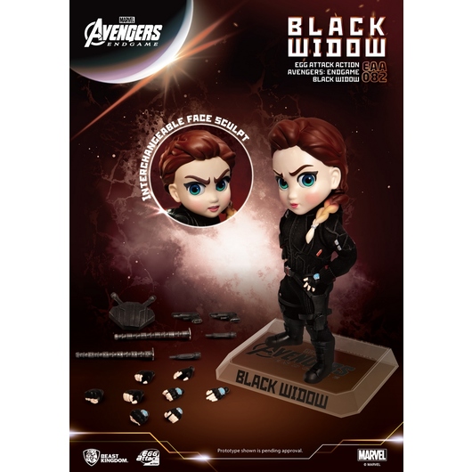 FIGURA MARVEL VIUDA NEGRA OS VINGADORES ENDGAME