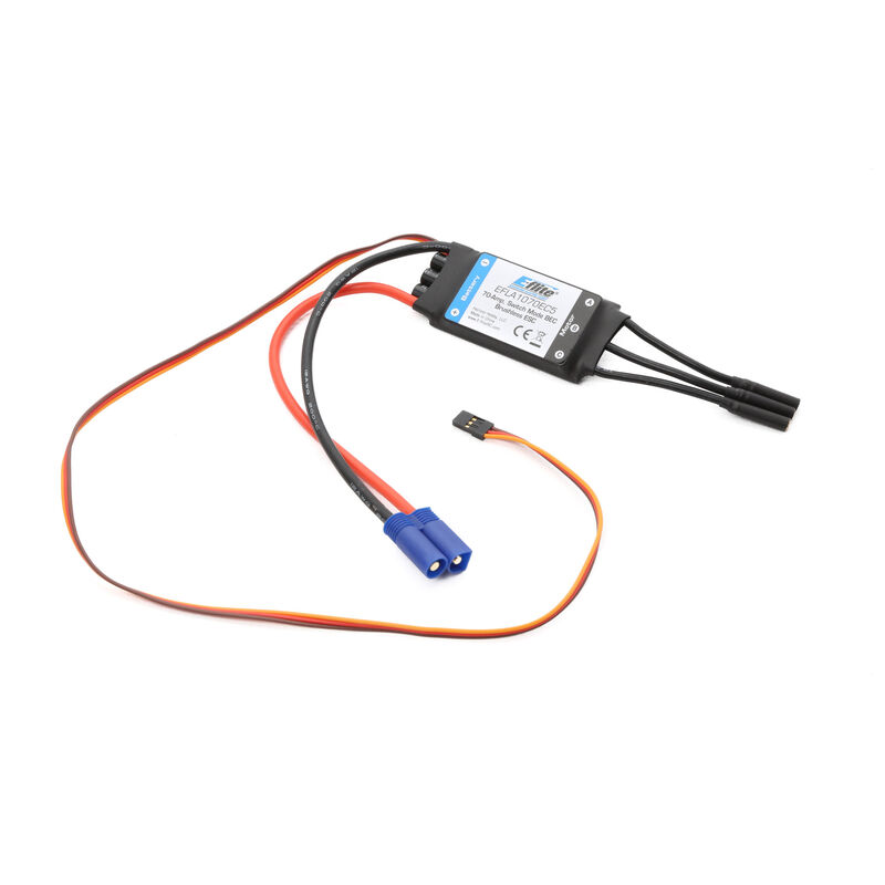 70-amp switch mode bec brushless esc with ec5