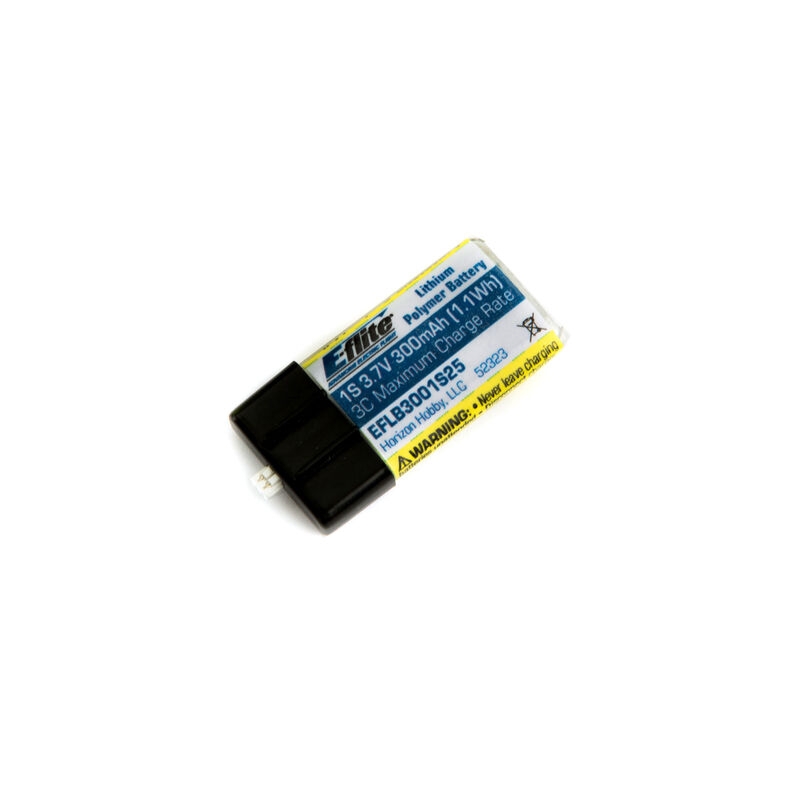 E-FLITE LiPo 300mAh 1S 3.7V 25C
