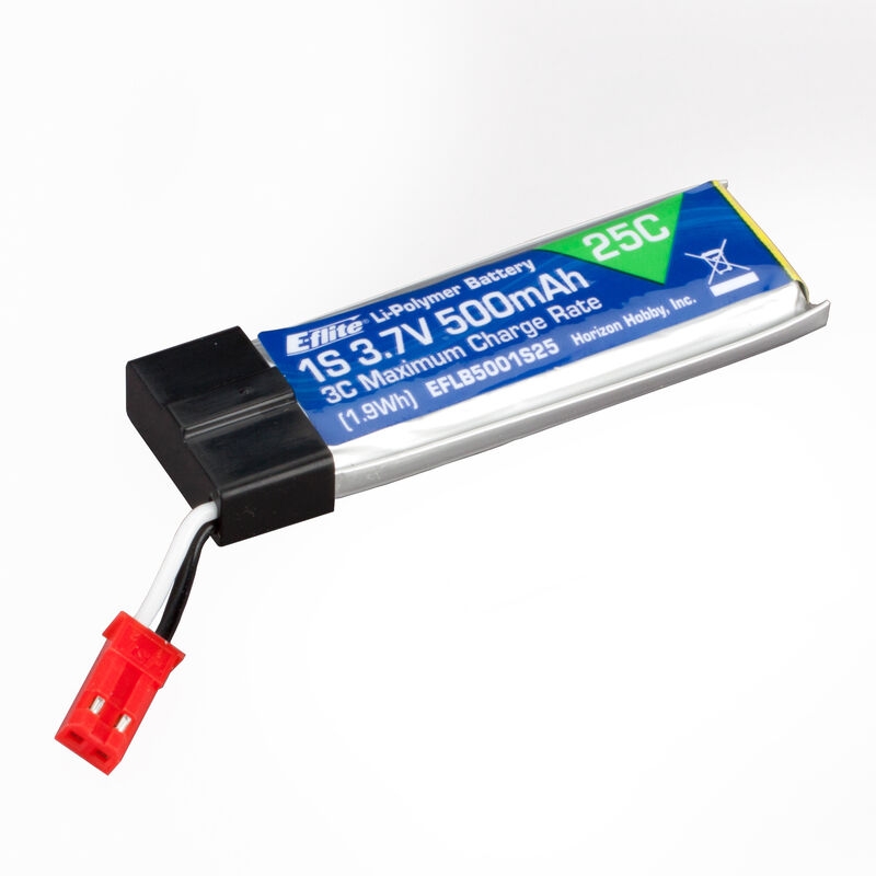 E-FLITE LiPo 500mAh 1S 3.7V 25C