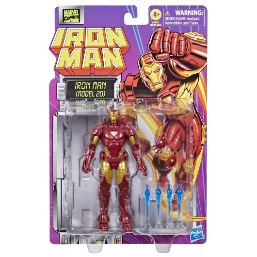 FIGURA MARVEL IRON MAN MODELO 20 COMIC SERIE LEGENDS