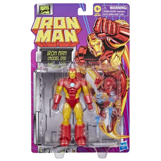 FIGURA MARVEL IRON MAN MODELO 09 COMIC SERIE LEGENDS