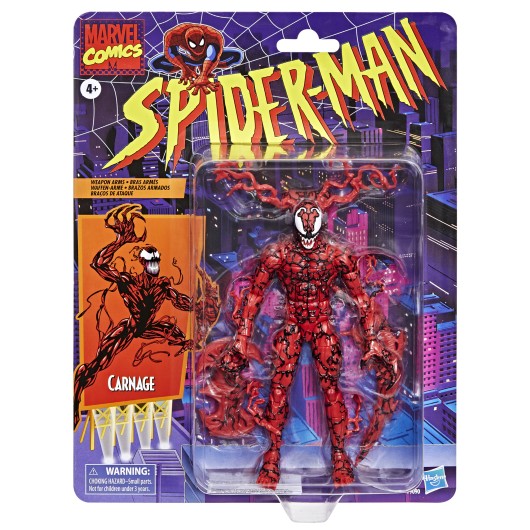 FIGURA MARVEL CARNAGE ANOS COMIC SERIE LEGENDS