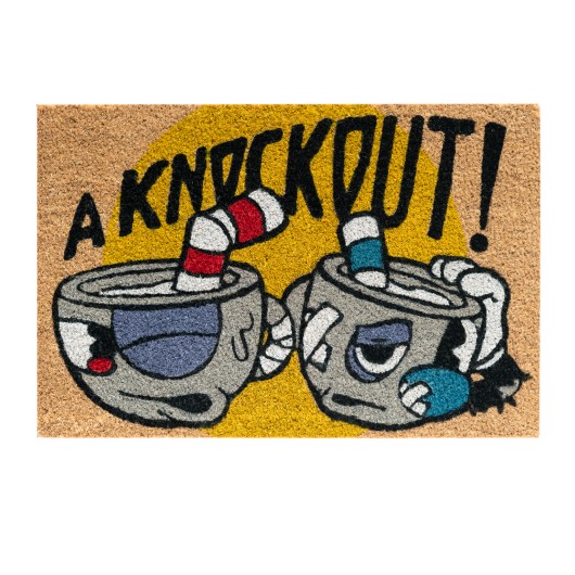 TAPETE DE PORTA CUPHEAD