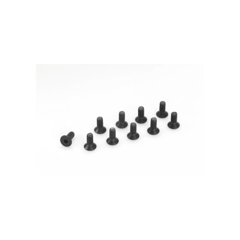 Socket head countersunk screw, M4X10, Steel (10pcs)