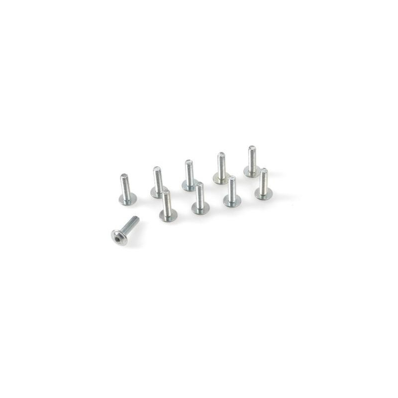 Hex Button Head Screw - Flanged - M3X12 - Steel - 10 pcs