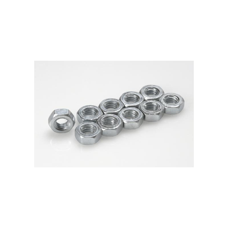 Nut , M2.5, Galvanized Steel (10pcs)