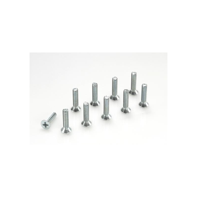 Countersunk screw, M4X20, Galvanized Steel (10pcs)
