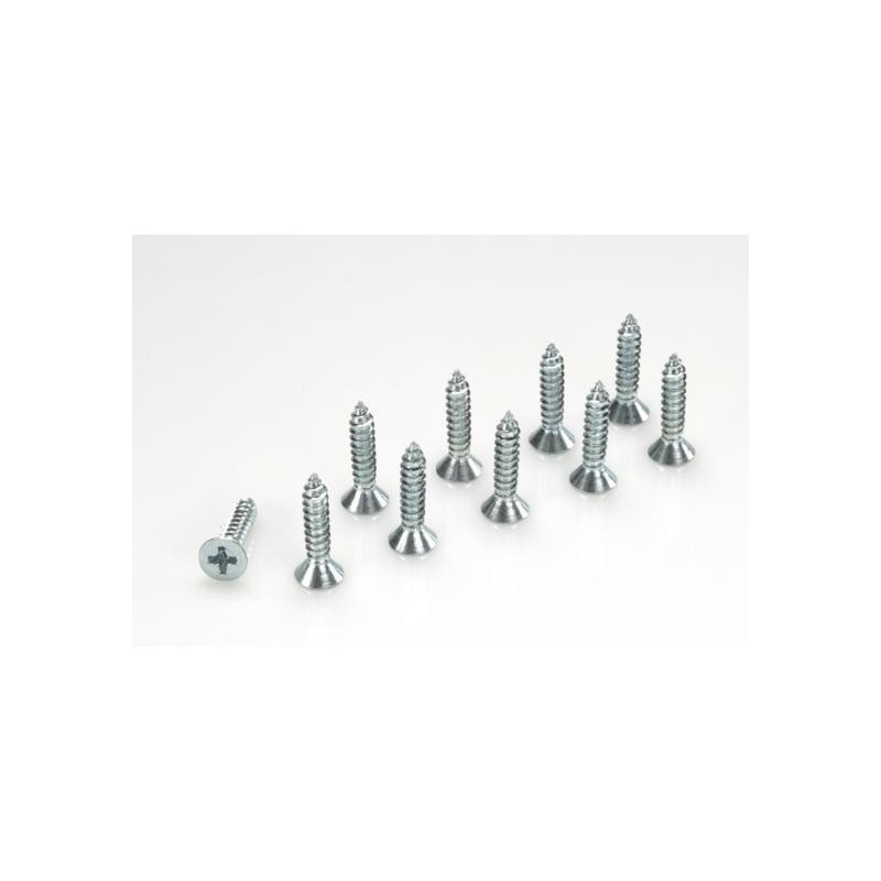 Self-tapping countersunk screw, 3,5X19, Galvanized Steel (10pcs)