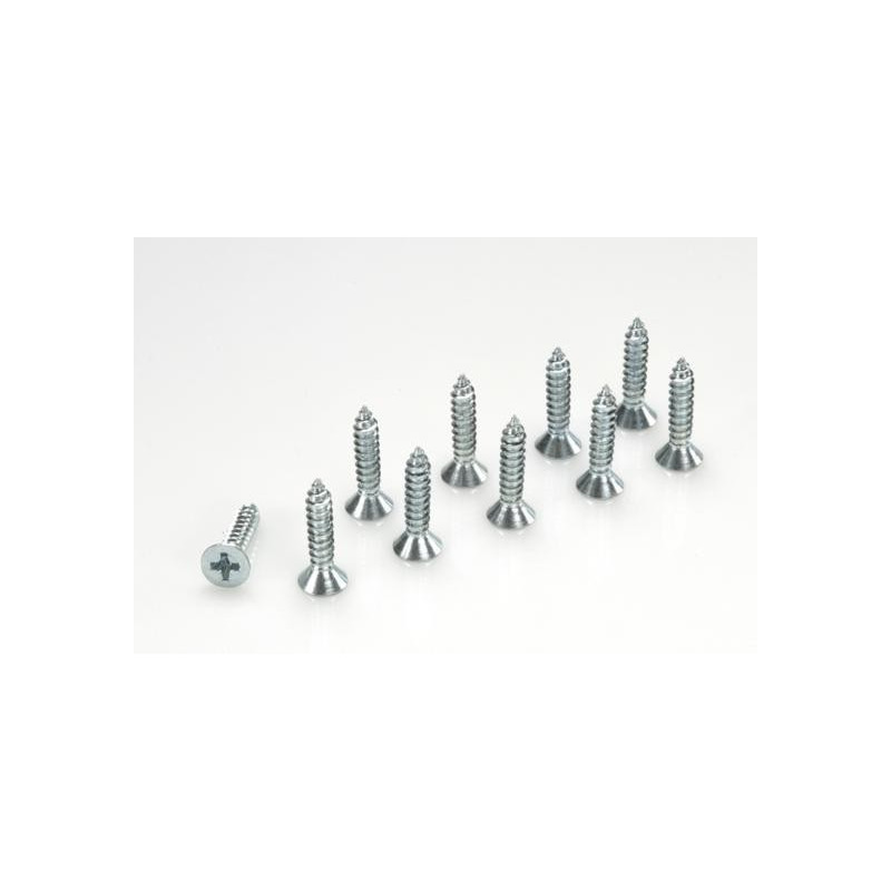 Self-tapping countersunk screw, 4,2X25, Galvanized Steel (10pcs)
