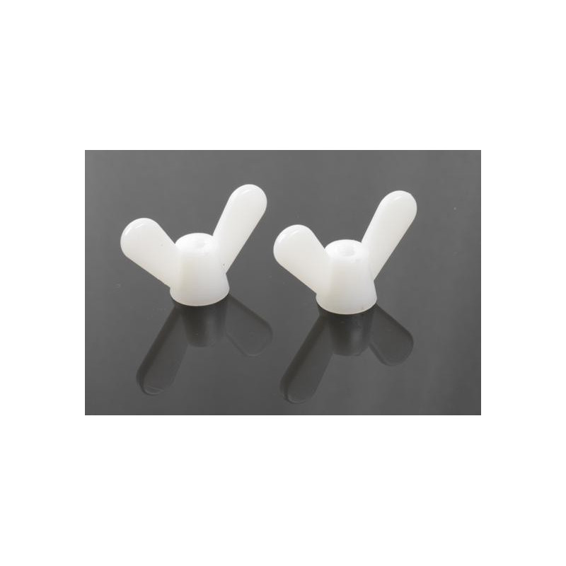 Wing nut, M5, Nylon (2pcs)