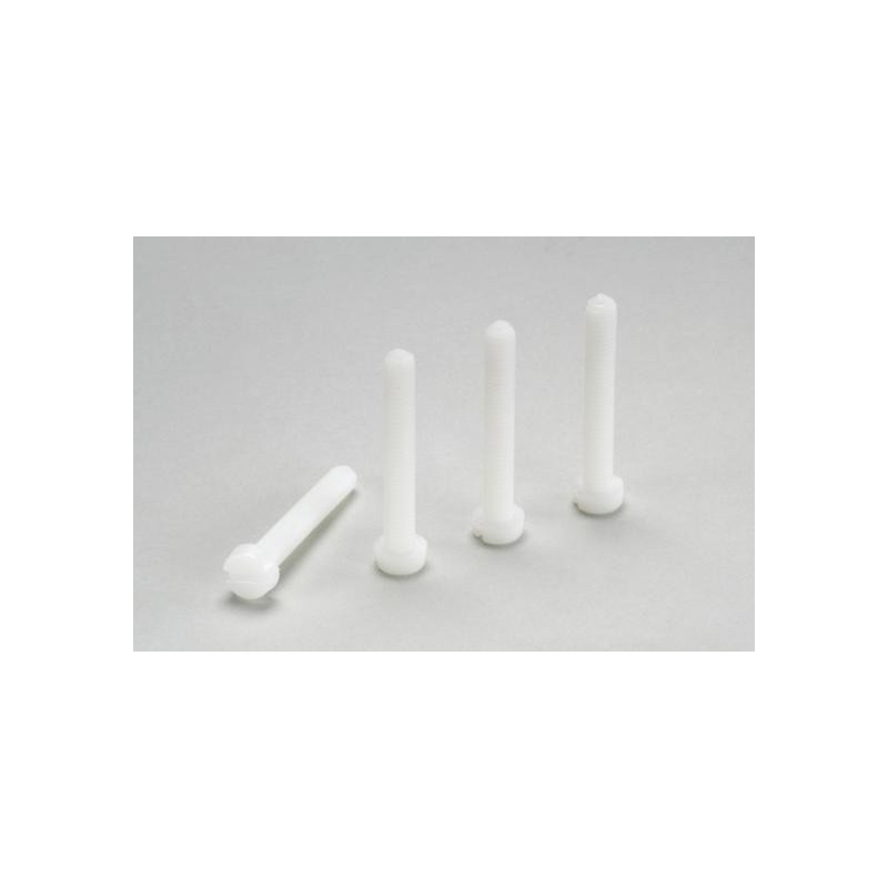 Pan head screw, M4X10, Nylon (5pcs)