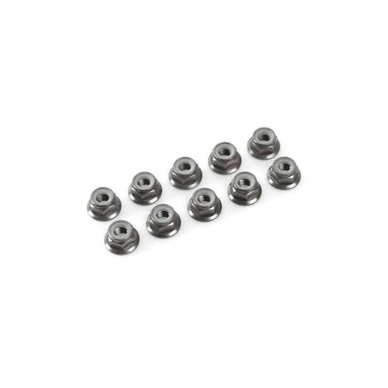 Washer M3 Gun Metal for countersunk screws, Aluminium (10pcs)
