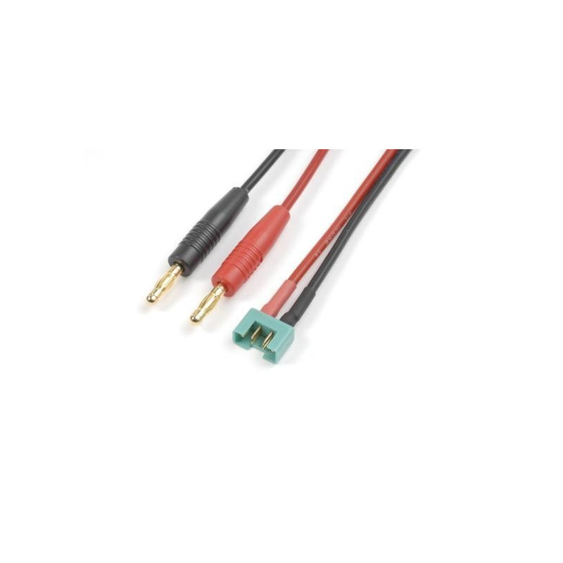 Charge lead MPX gold connector, silicon wire 16AWG (1pc)