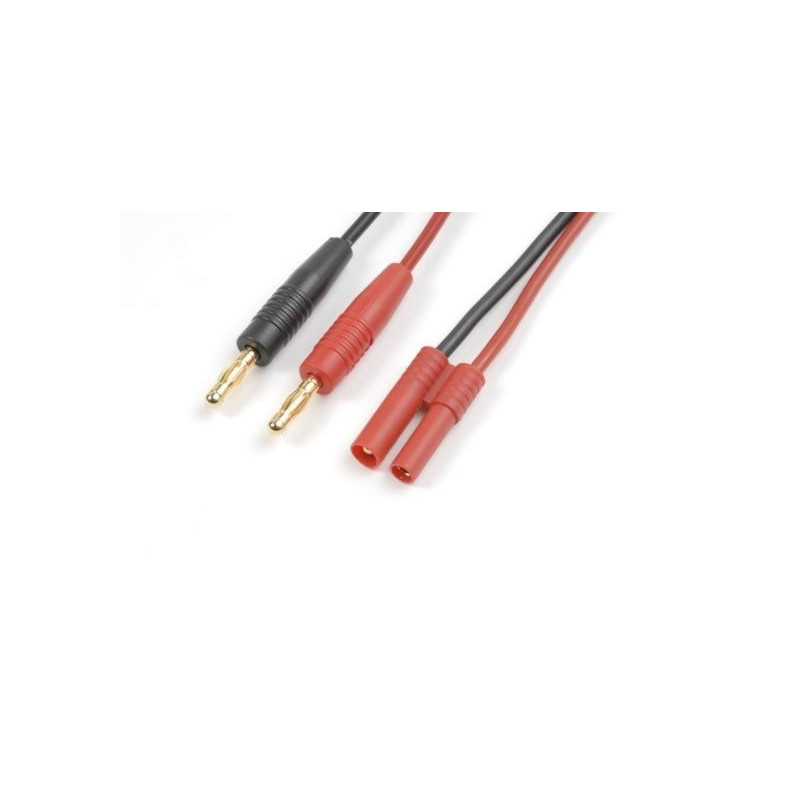 Charge lead 4.0mm gold connector, silicon wire 14AWG (1pc)