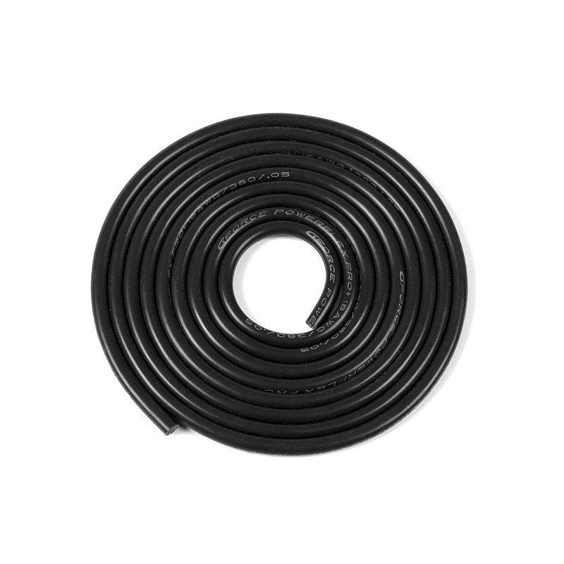 Silicone Wire Powerflex PRO+ Black 18AWG 380/0.05 Strands