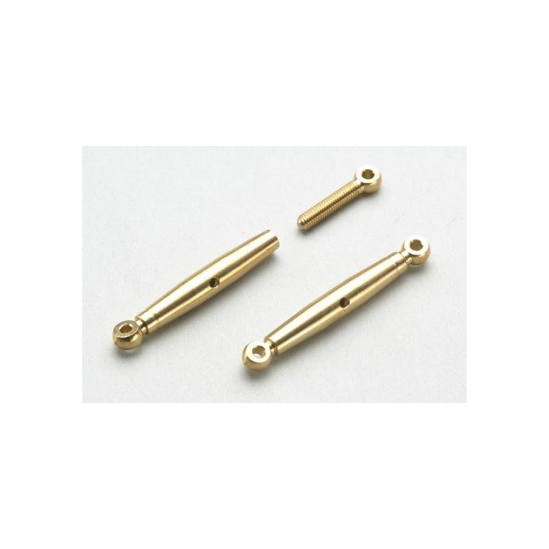 Precision Tension Couplers - M2.5 - Aluminium - 2 pcs