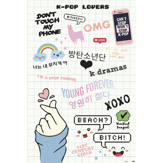 POSTER K POP LOVERS