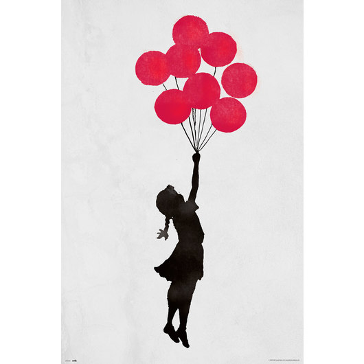 POSTER BRANDALISED GIRL FLOATING ORIGINAL