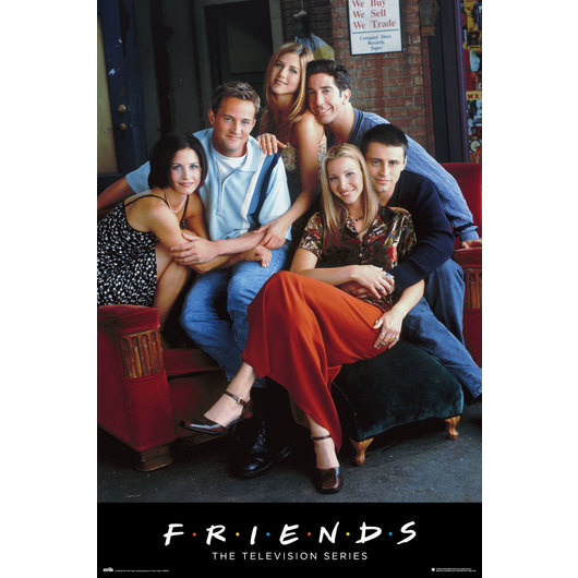 POSTER FRIENDS PERSONAGENS