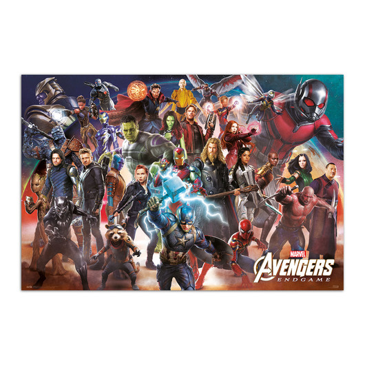 POSTER MARVEL OS VINGADORES: ENDGAME LINE UP