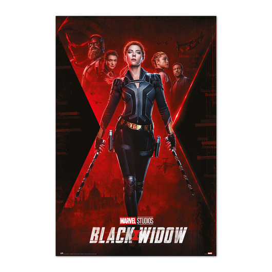 POSTER MARVEL BLACK WIDOW