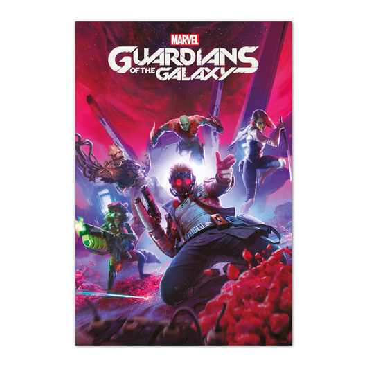 POSTER MARVEL GAMES OS GUARDIÕES DA GALAXIA