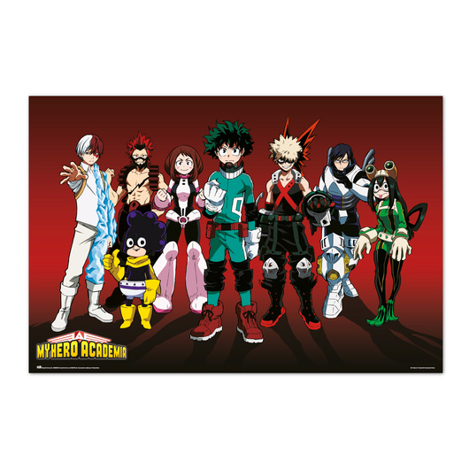 POSTER MY HERO ACADEMIA HERO VERSION