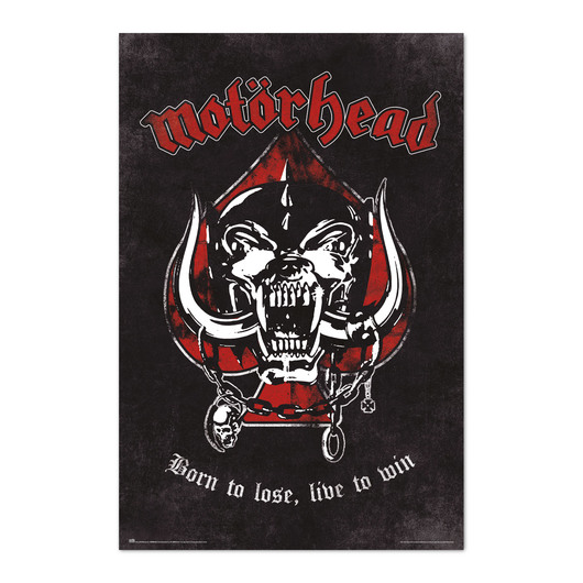 POSTER MOTORHEAD BORN TO LOSE