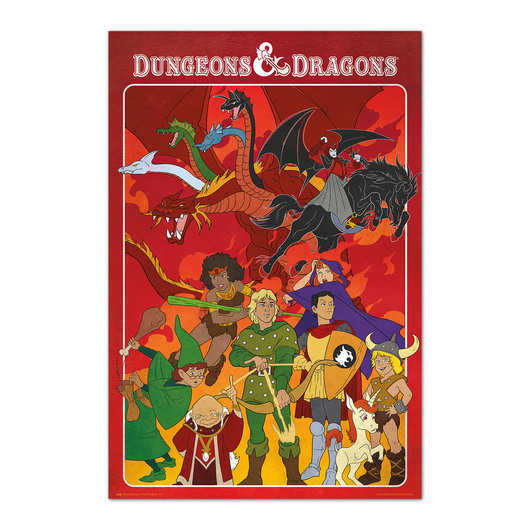 POSTER DUNGEONS & DRAGONS THE ANIMATED SERIES
