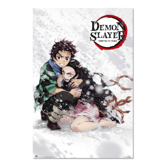 POSTER DEMON SLAYER TANJIRO E NEZUKO
