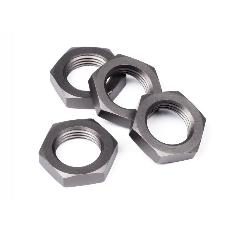 Wheel Nut 17mm Gun Metal (4 pcs)