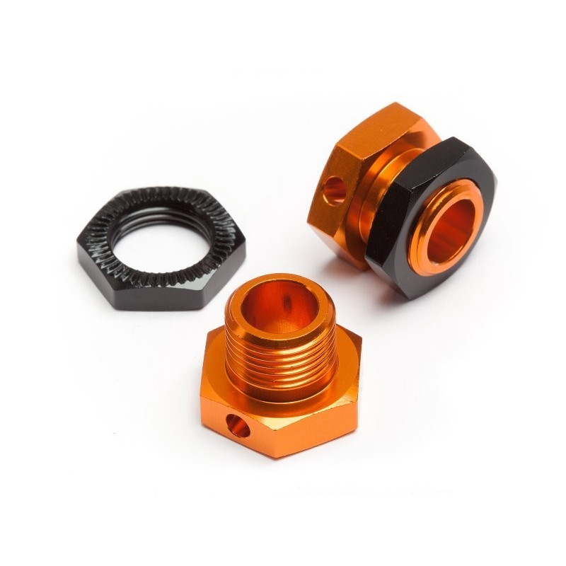 5mm Hex Wheel Adapters Trophy Buggy (Orange/Black