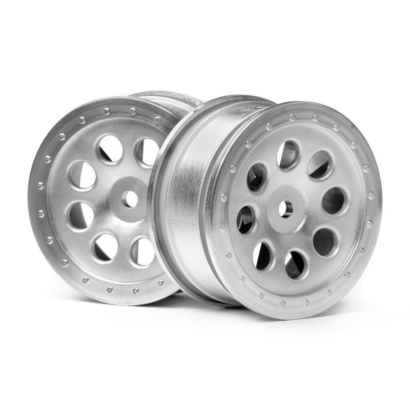 ST-8 WHEEL MATTE CHROME (0mm OFFSET/2pcs)
