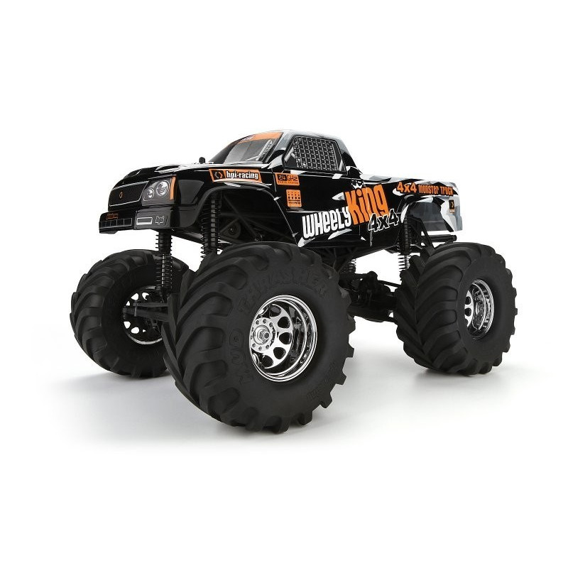 MINI GT-1 TRUCK PAINTED BODY (BLACK/GRAY)