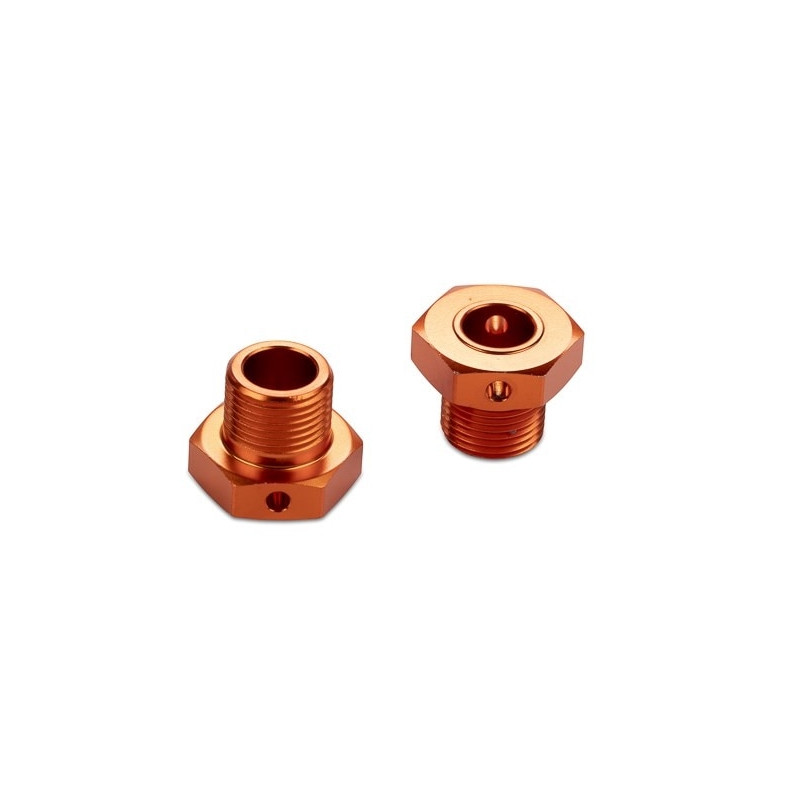 Hex Hub Adaptor 17mm (Orange/2pcs)