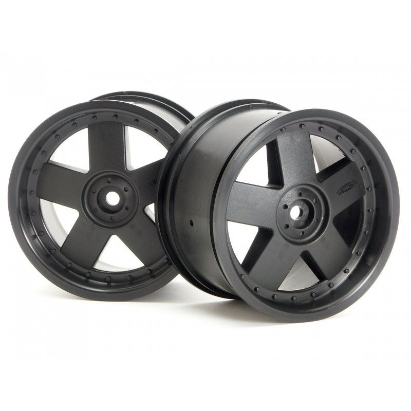 GT 5 WHEEL BLACK (83X56MM/2PCS)