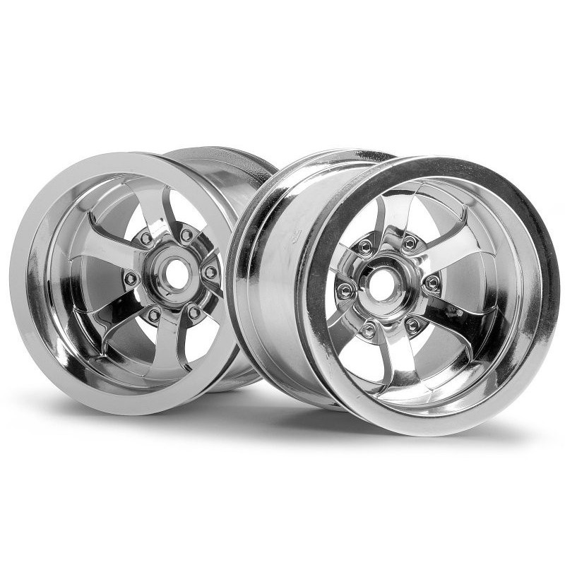 Scorch 6-Spoke Wheel Shiny Chromo