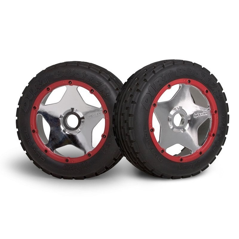 SUPER STAR WHEEL SHINY CHROME (120x60mm/2pcs/