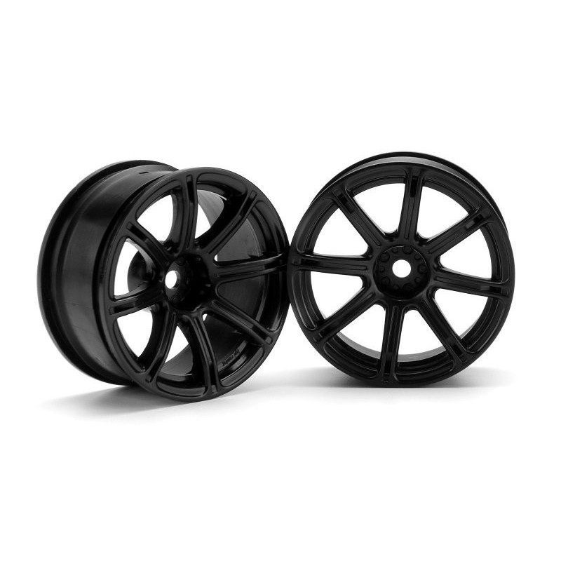 WORK EMOTION XC8 WHEEL 26mm BLACK (6mm OFFSET)