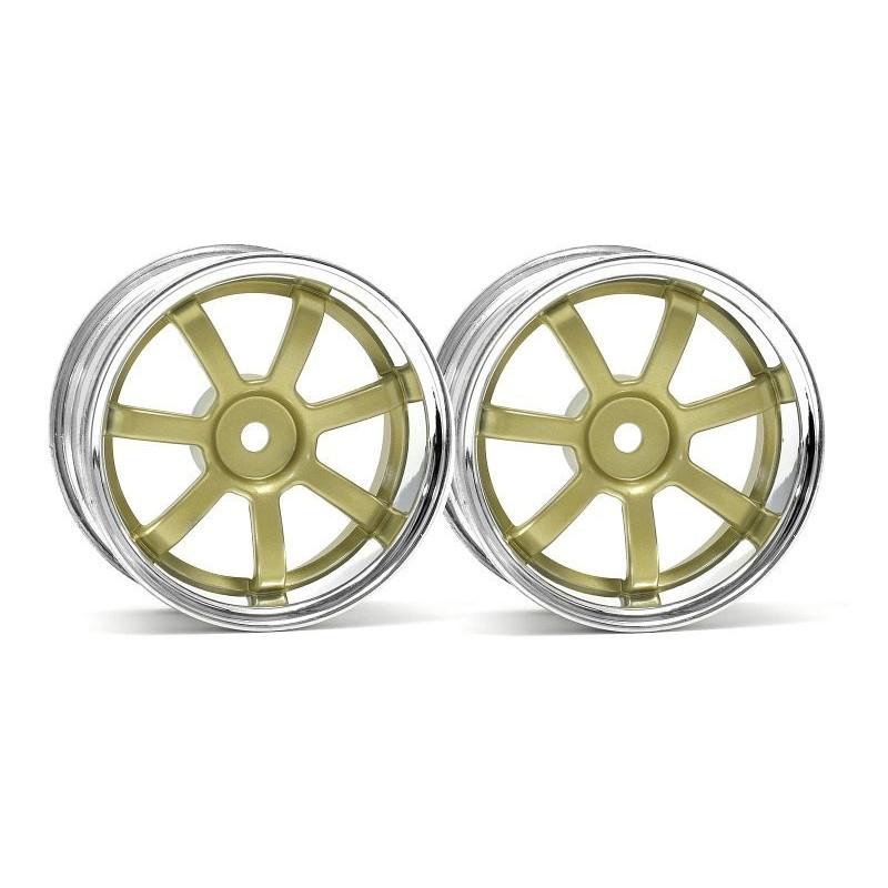 RAYS GRAM LIGHTS 57S-PRO CHROME/GOLD (3mm OFFSET)