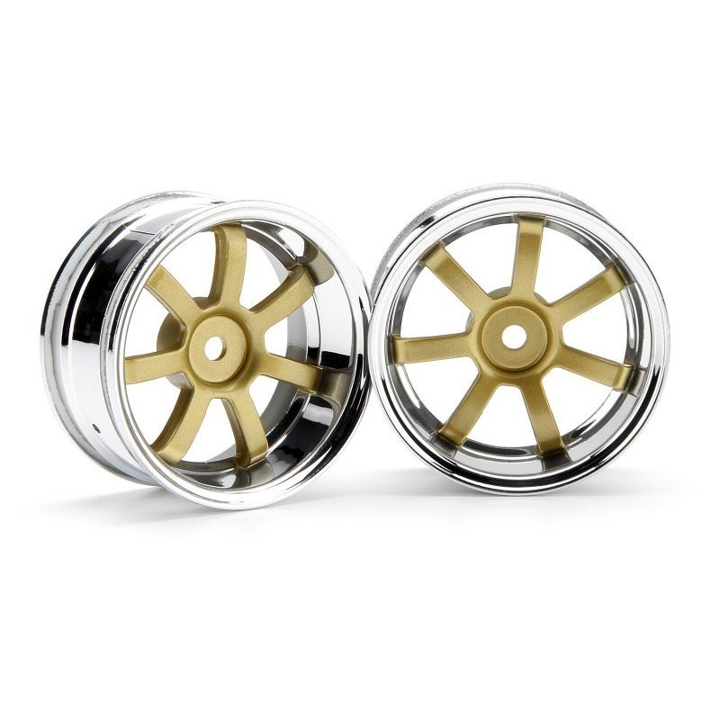 RAYS GRAM LIGHTS 57S-PRO CHROME/GOLD (6mm OFFSET)