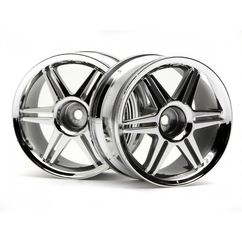 12 SPOKE CORSA WHEEL CHROME 26MM (3MM OFFSET)