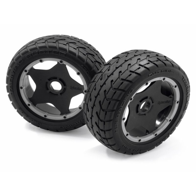 MOUNTED TARMAC BUSTER RIB TIRE M COMPOUND (FRONT)