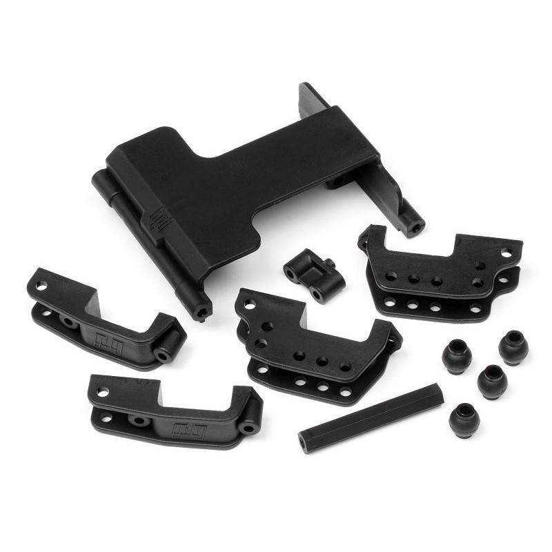 SERVO MOUNT/HIGH LINK BRACKET SET (WHEELY KING)