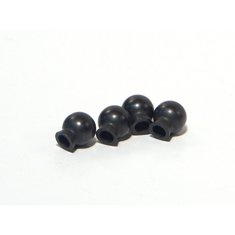 Ball 6,8x7,3x3mm (black)(4pcs)
