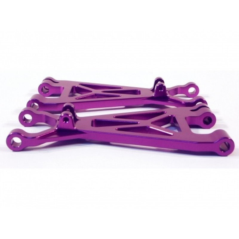 ALUMINIUM LOWER SUSPENSION ARM (PURPLE/1 PAIR)