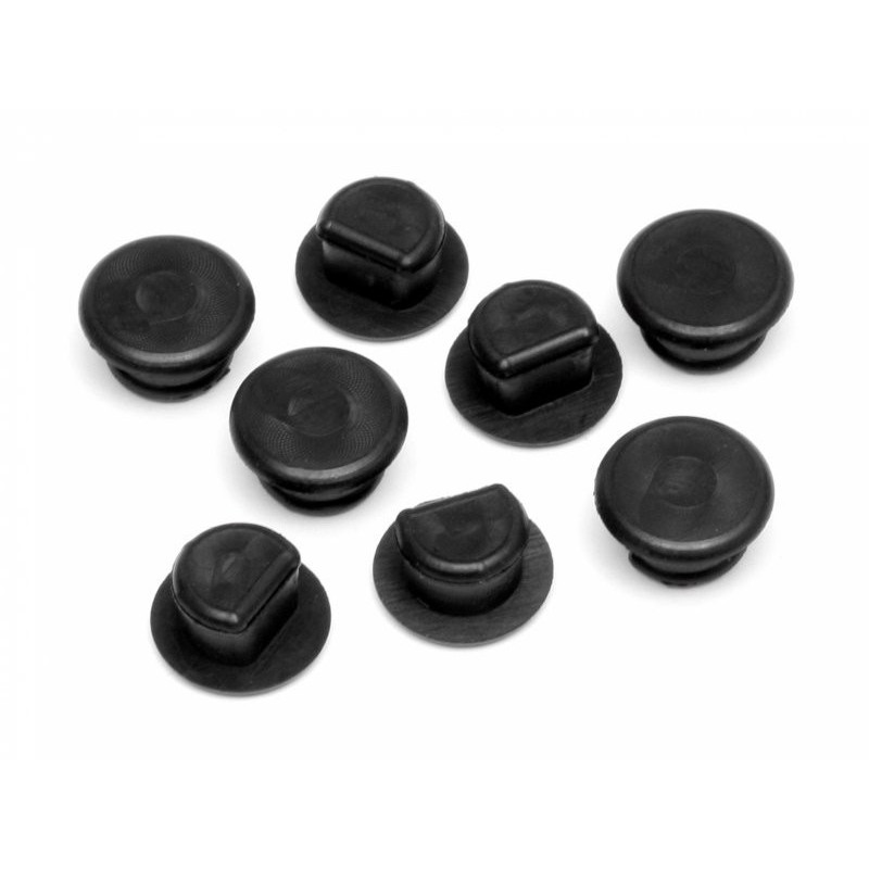 RUBBER CAP 6X5MM (8PCS)