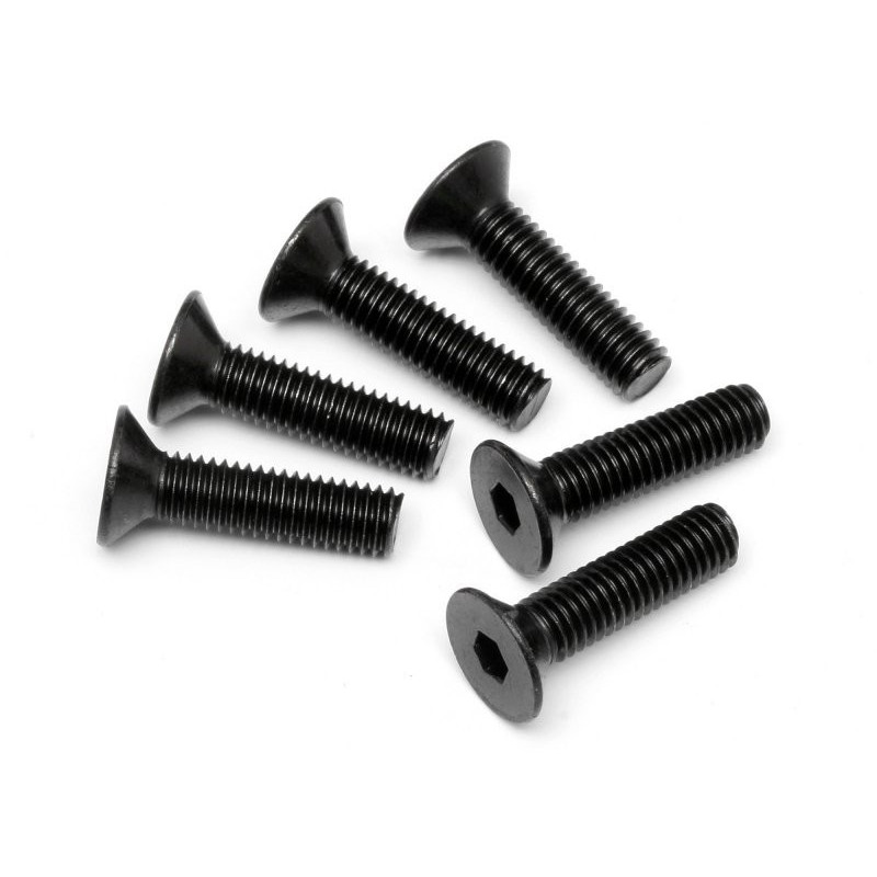 FLAT HEAD SCREW M5x20mm (HEX SOCKET/6pcs)